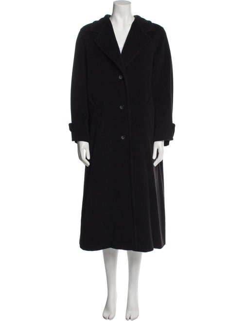 Max Mara Wool Faux Fur Coat
