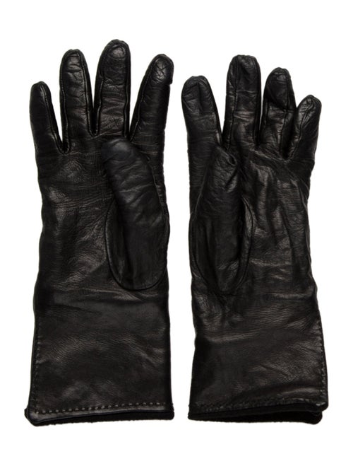 Max Mara Leather Winter Gloves