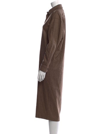 Max Mara Virgin Wool Midi Length Dress