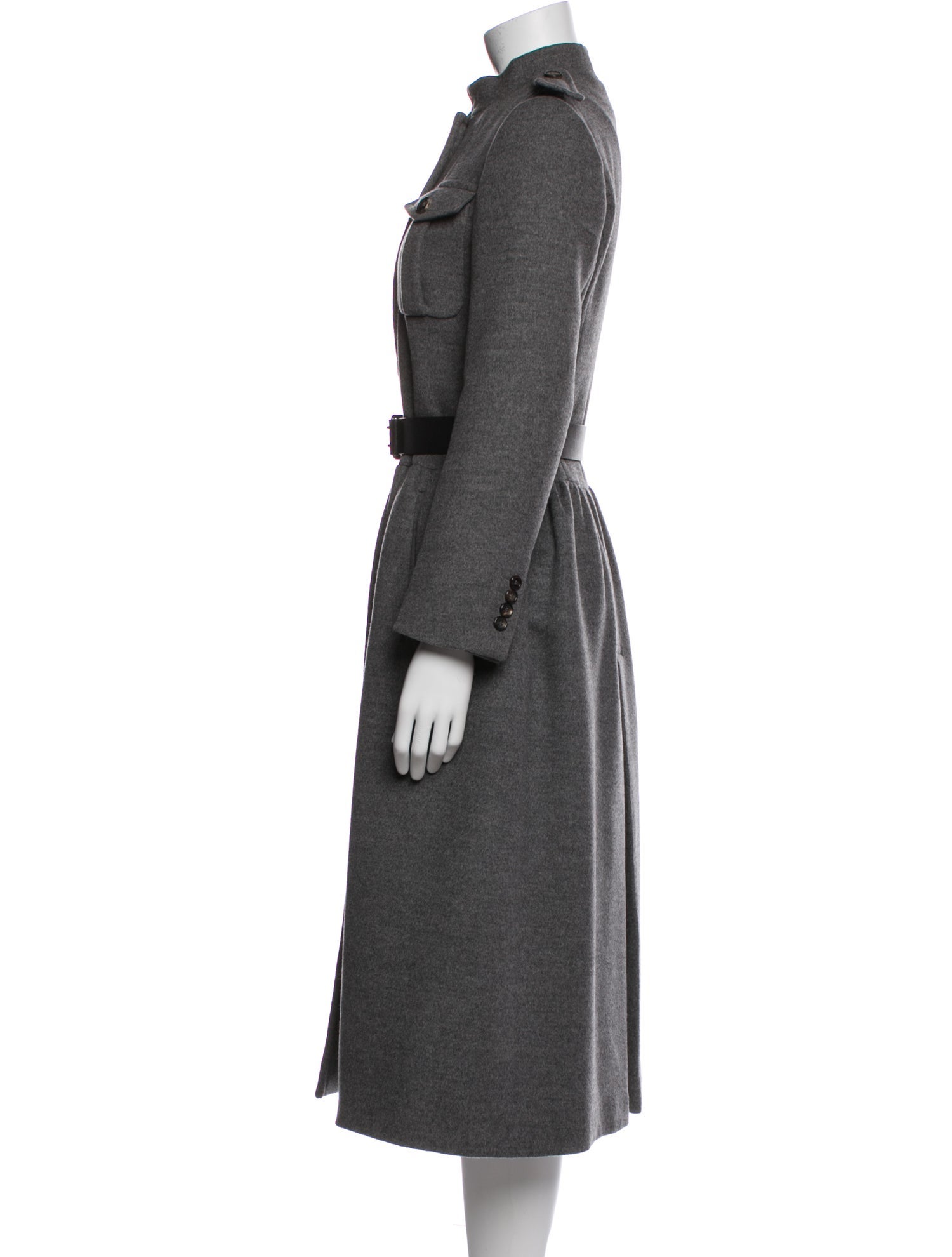 Max Mara Virgin Wool Trench Coat
