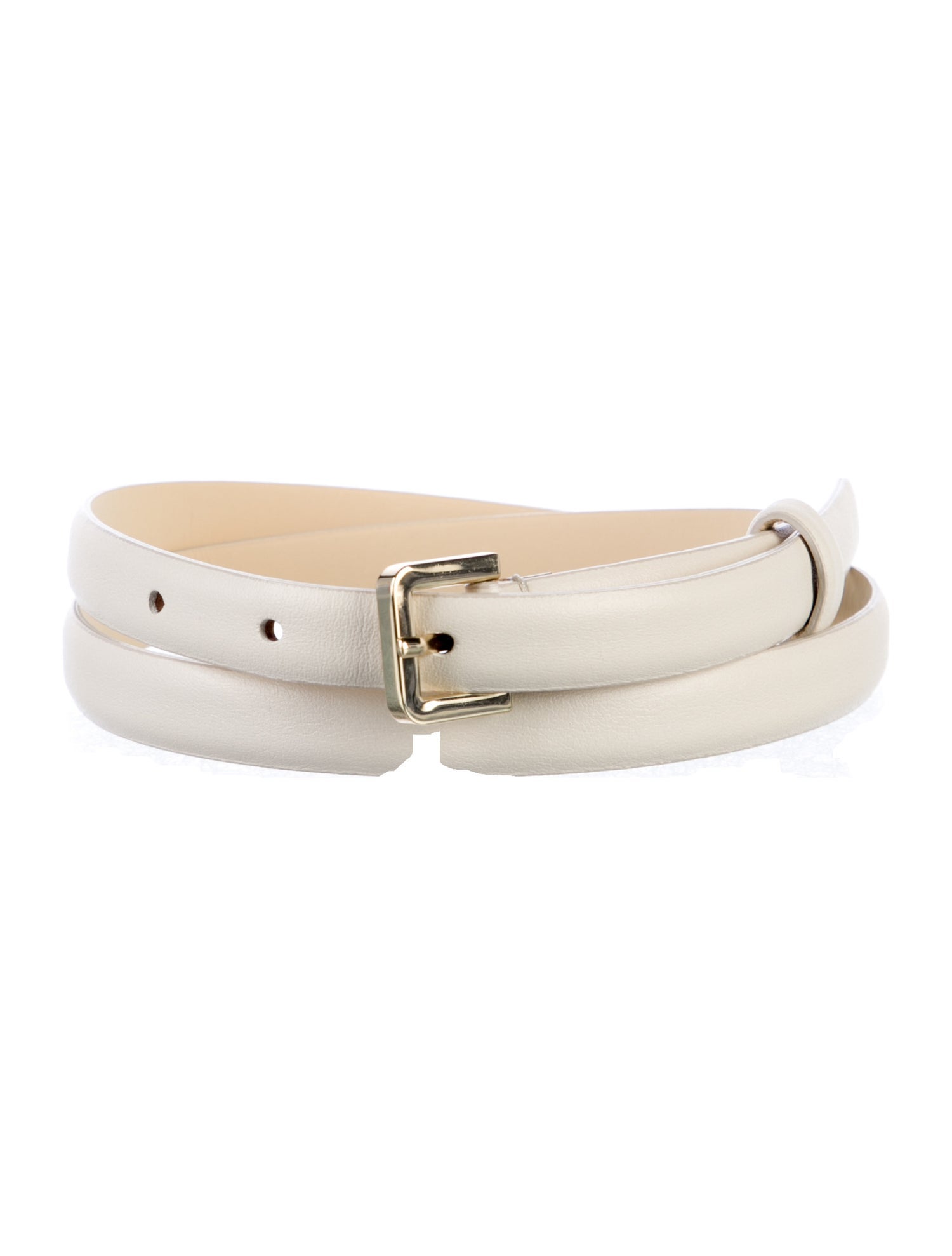 Max Mara Skinny Leather Belt