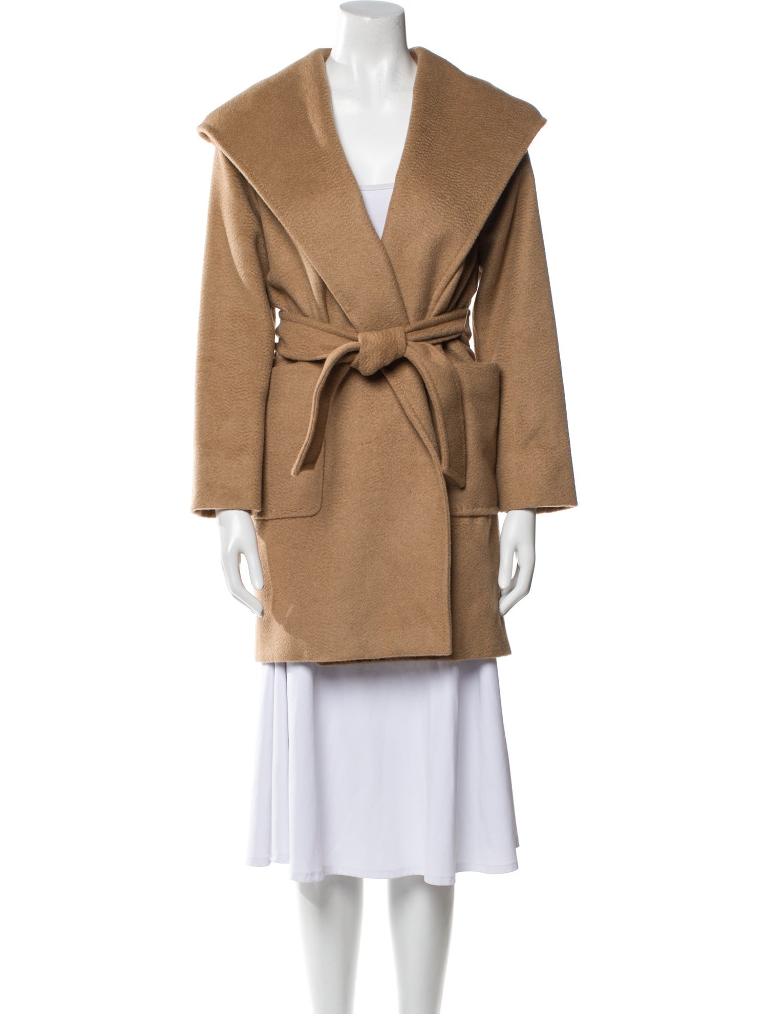 Max Mara Camel Hair Trench Coat