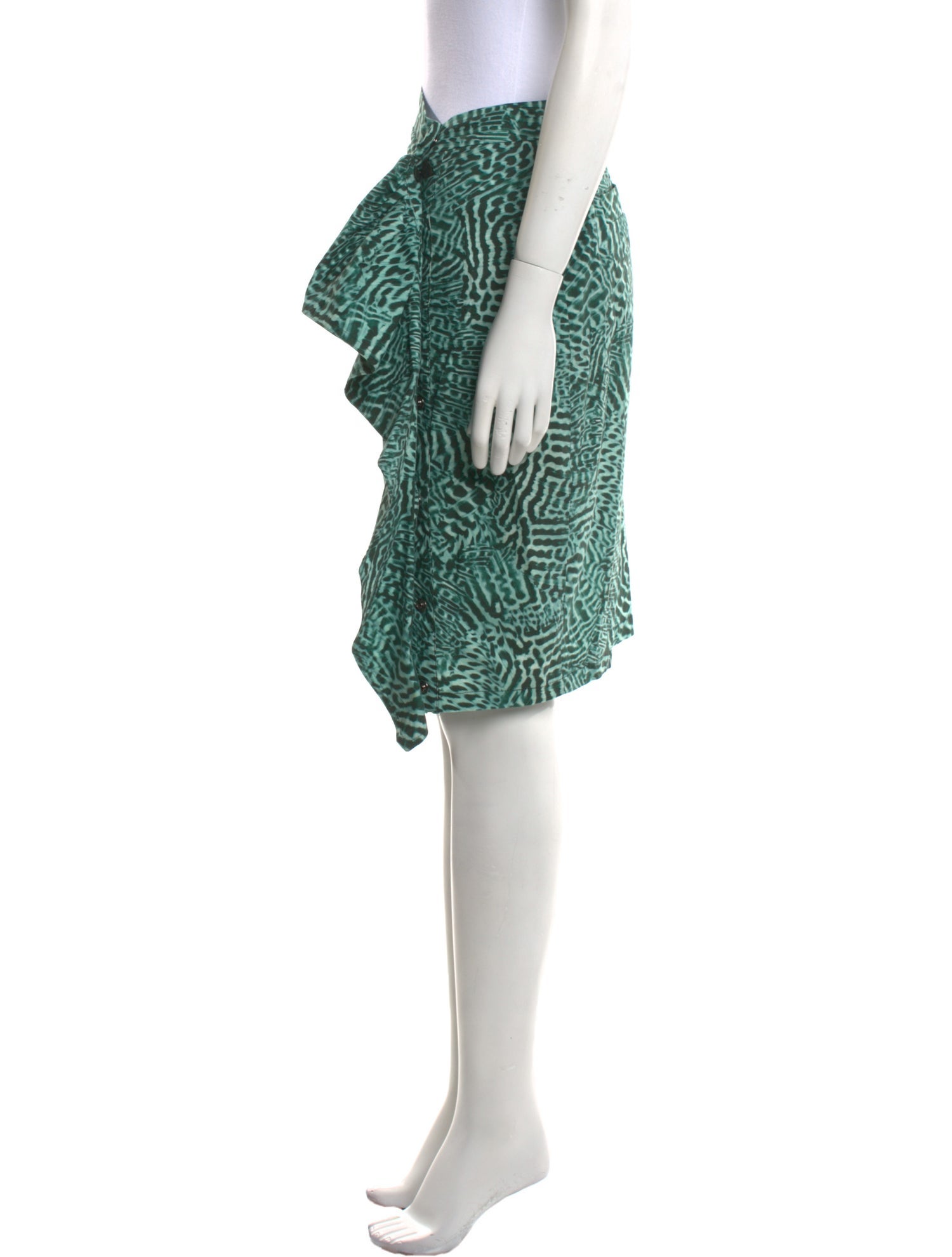 Max Mara Printed Knee-Length Skirt