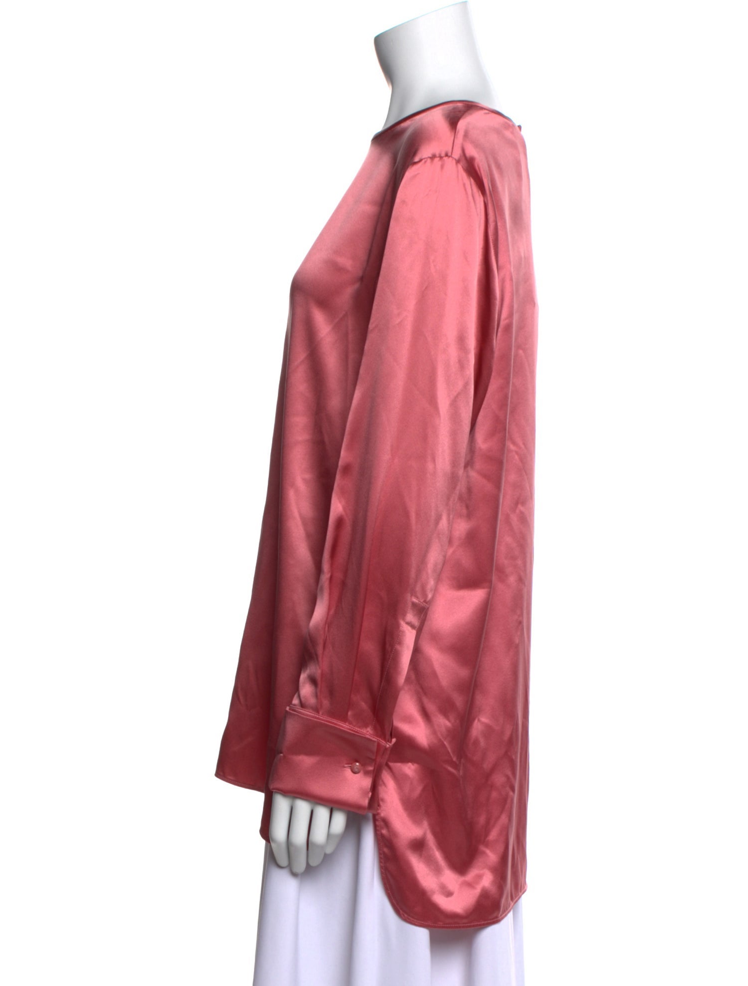 Max Mara Silk Crew Neck Blouse w/ Tags