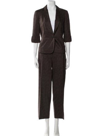 Max Mara Virgin Wool Pant Set