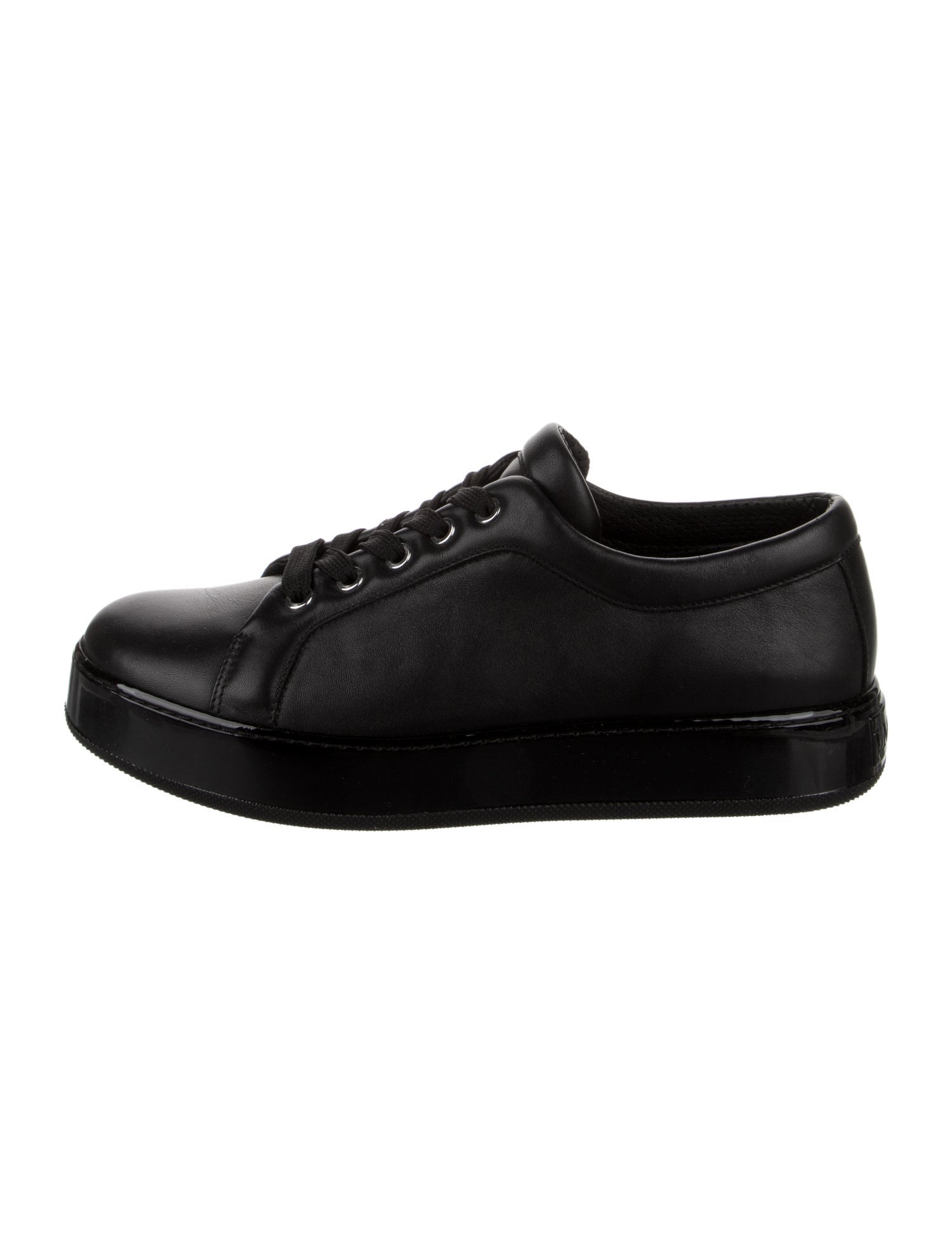 Max Mara Leather Sneakers