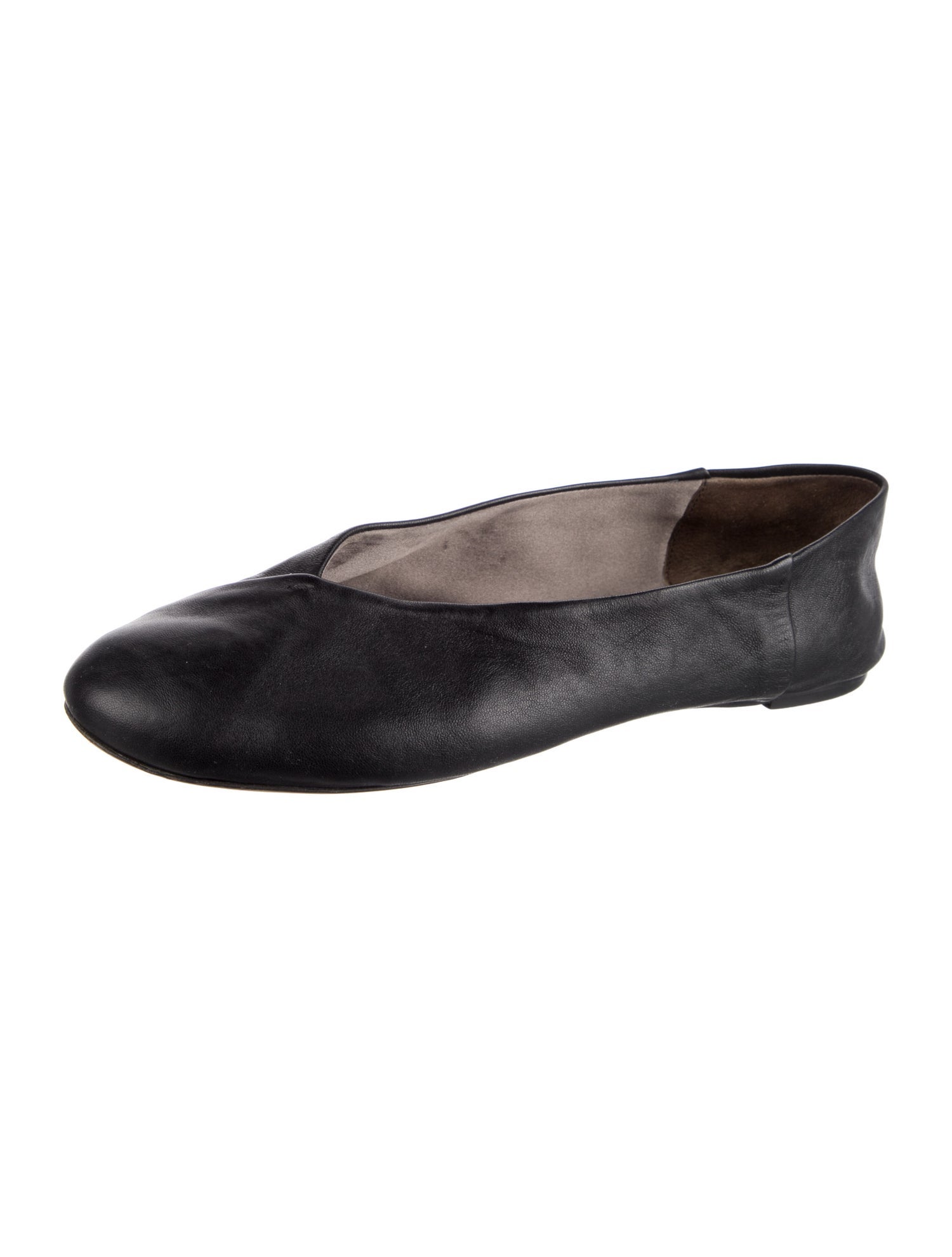 Max Mara Leather Ballet Flats