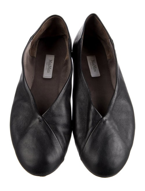 Max Mara Leather Ballet Flats
