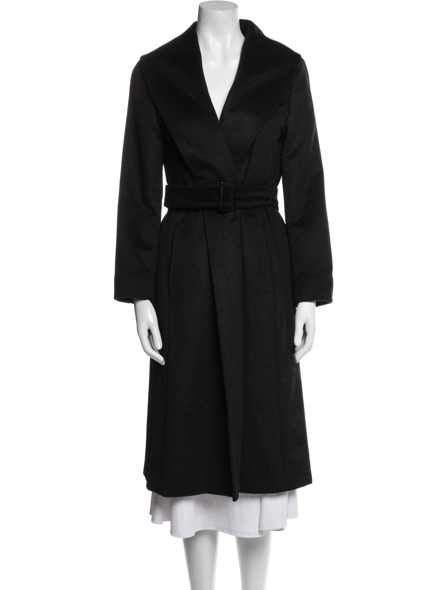 Max Mara Cashmere Faux Fur Coat