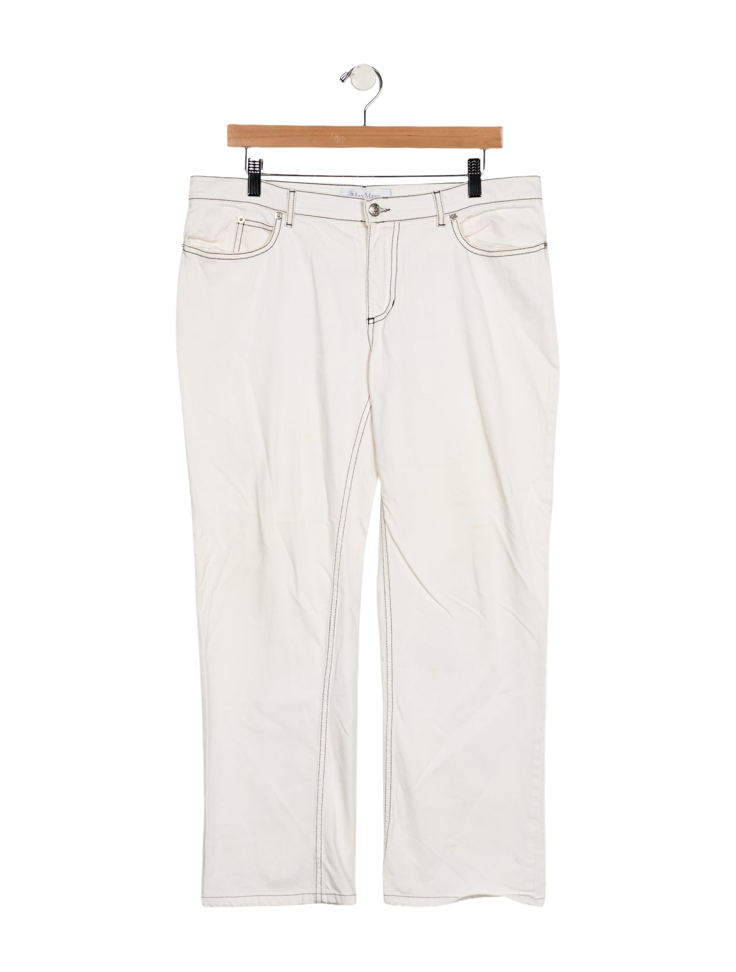 Max Mara Mid-Rise Straight Leg Jeans