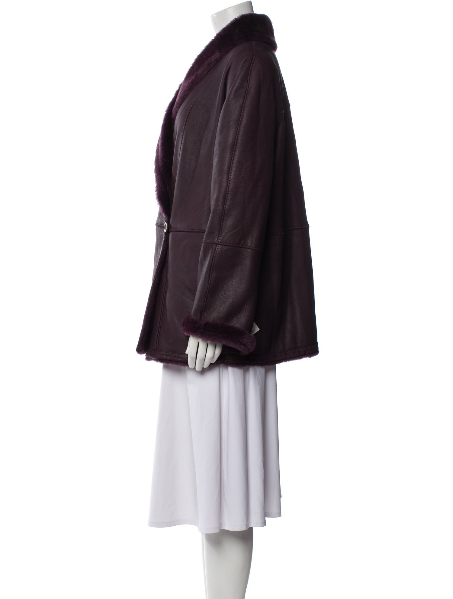 Max Mara Faux Fur Coat