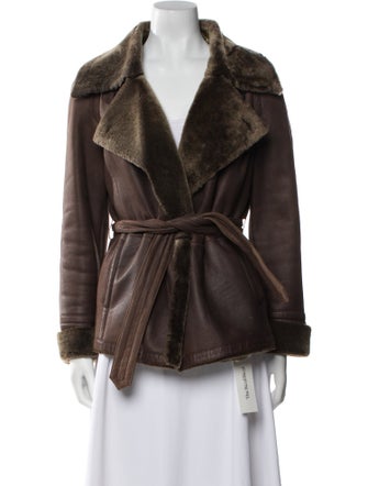 Max Mara Leather Biker Jacket