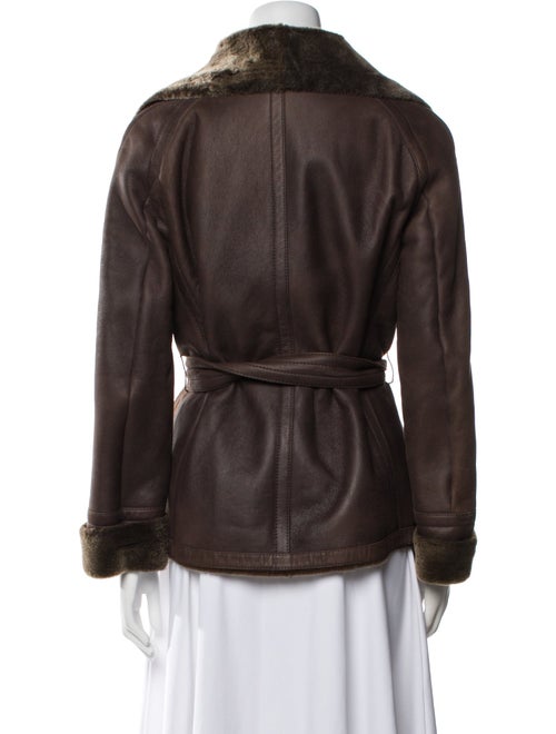 Max Mara Leather Biker Jacket