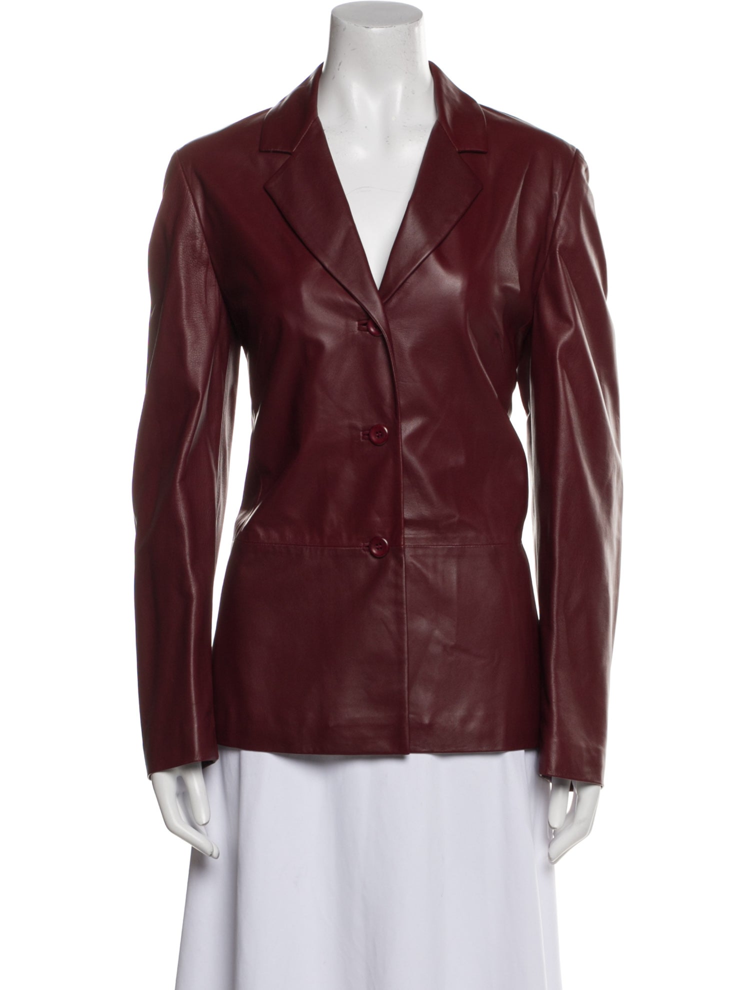 Max Mara Leather Blazer