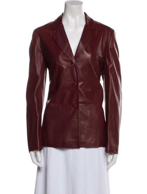 Max Mara Leather Blazer