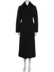 Max Mara Virgin Wool Faux Fur Coat