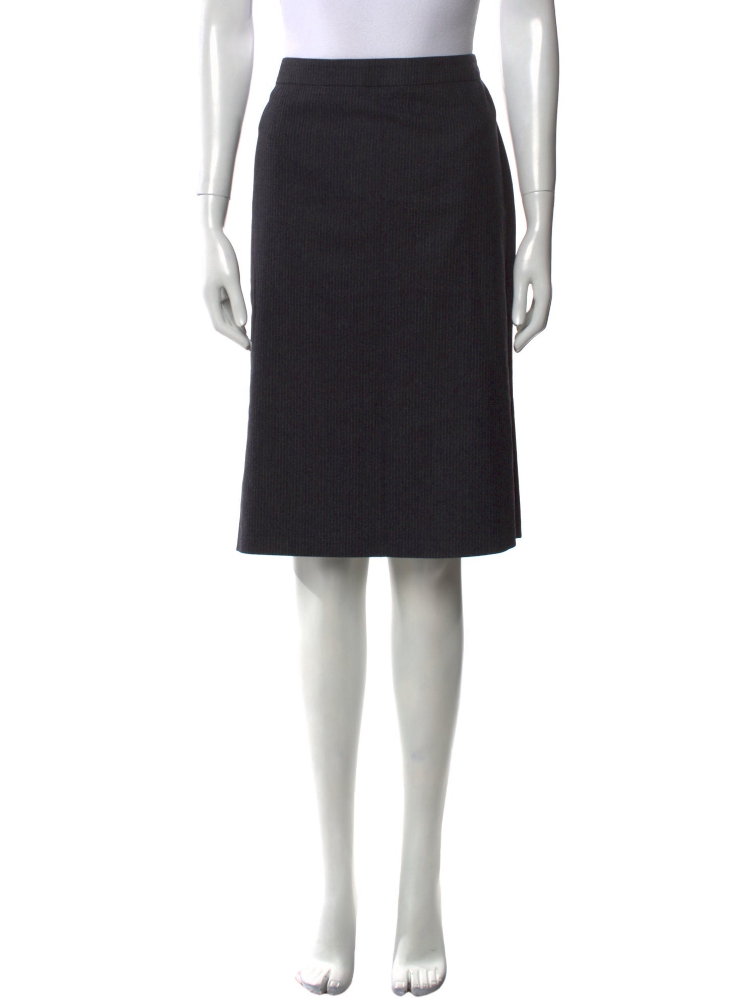 Max Mara Ruffle Embellishment Knee-Length Skirt