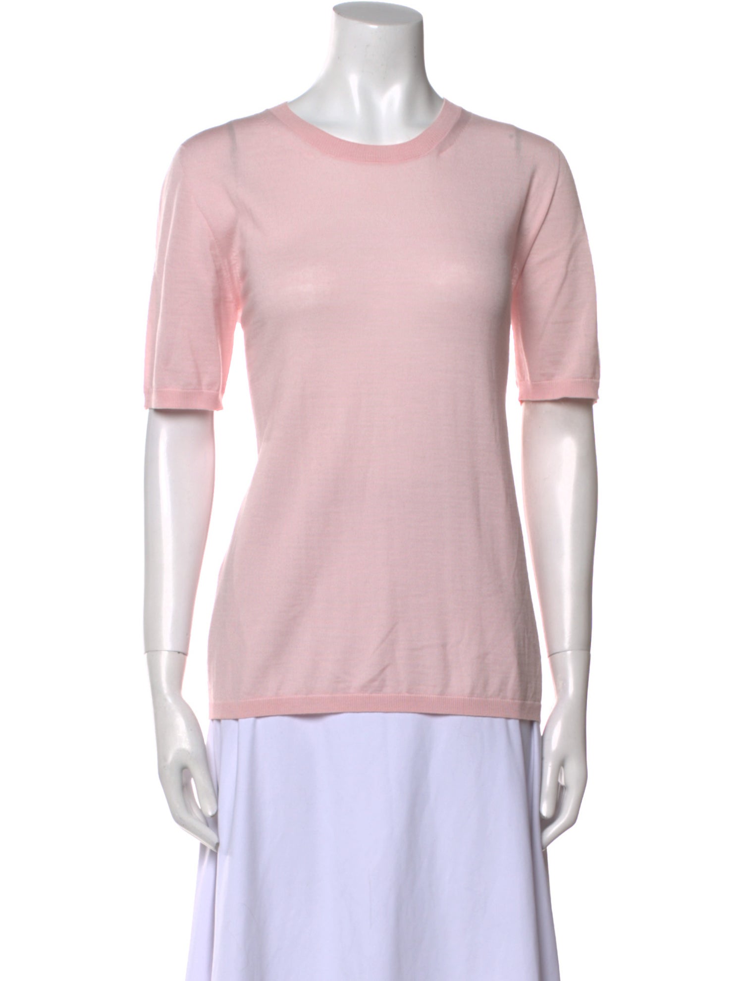 Max Mara Virgin Wool Crew Neck Sweater