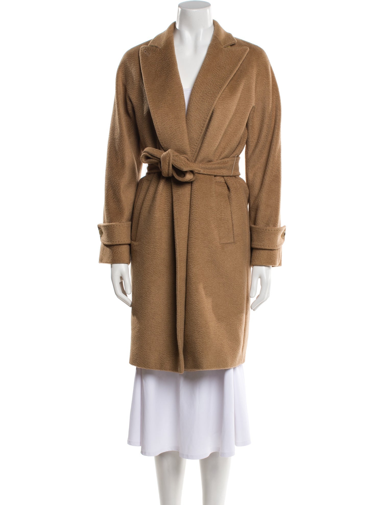 Max Mara Camel Hair Trench Coat