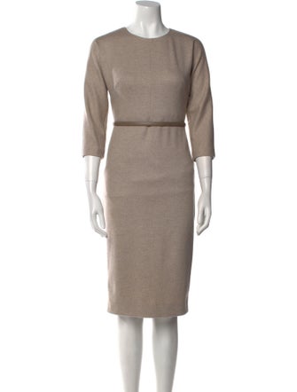 Max Mara Wool Knee-Length Dress