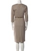 Max Mara Wool Knee-Length Dress