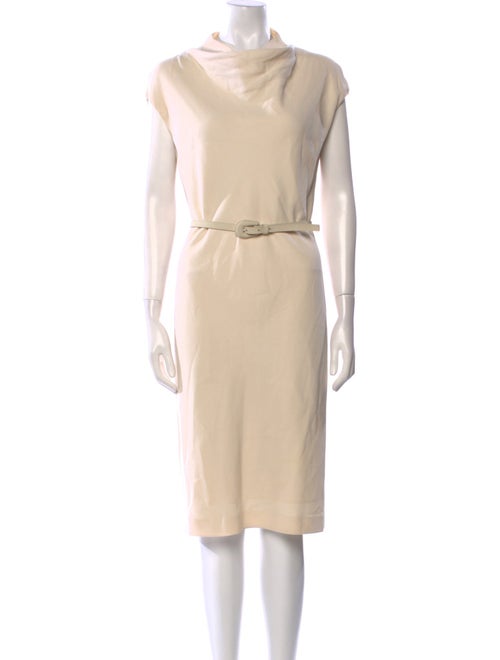 Max Mara Virgin Wool Knee-Length Dress