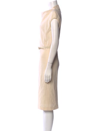 Max Mara Virgin Wool Knee-Length Dress