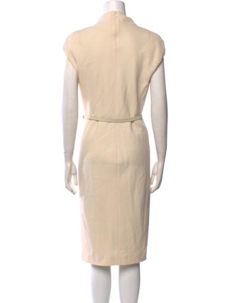 Max Mara Virgin Wool Knee-Length Dress