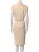 Max Mara Virgin Wool Knee-Length Dress