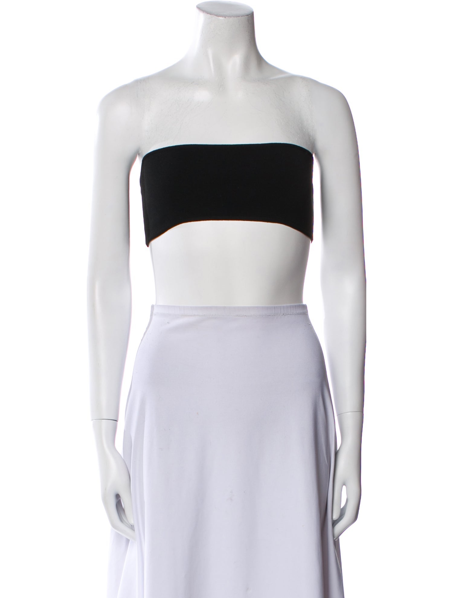 Max Mara Strapless Crop Top
