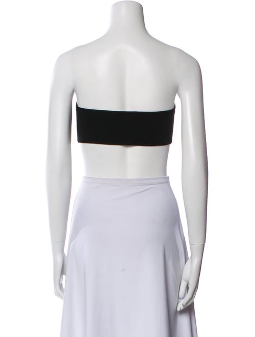 Max Mara Strapless Crop Top