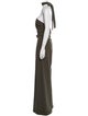 Max Mara Virgin Wool Strapless Jumpsuit