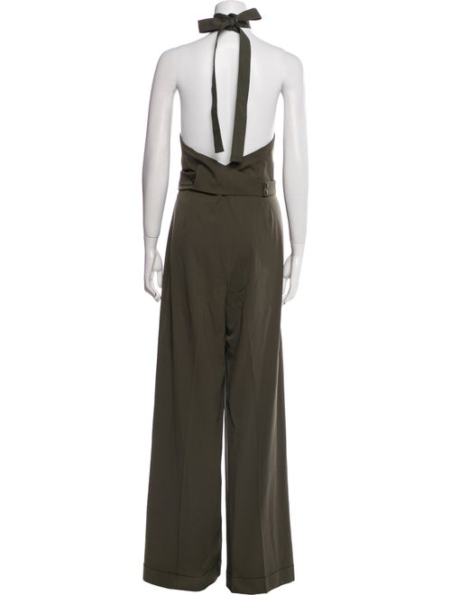 Max Mara Virgin Wool Strapless Jumpsuit