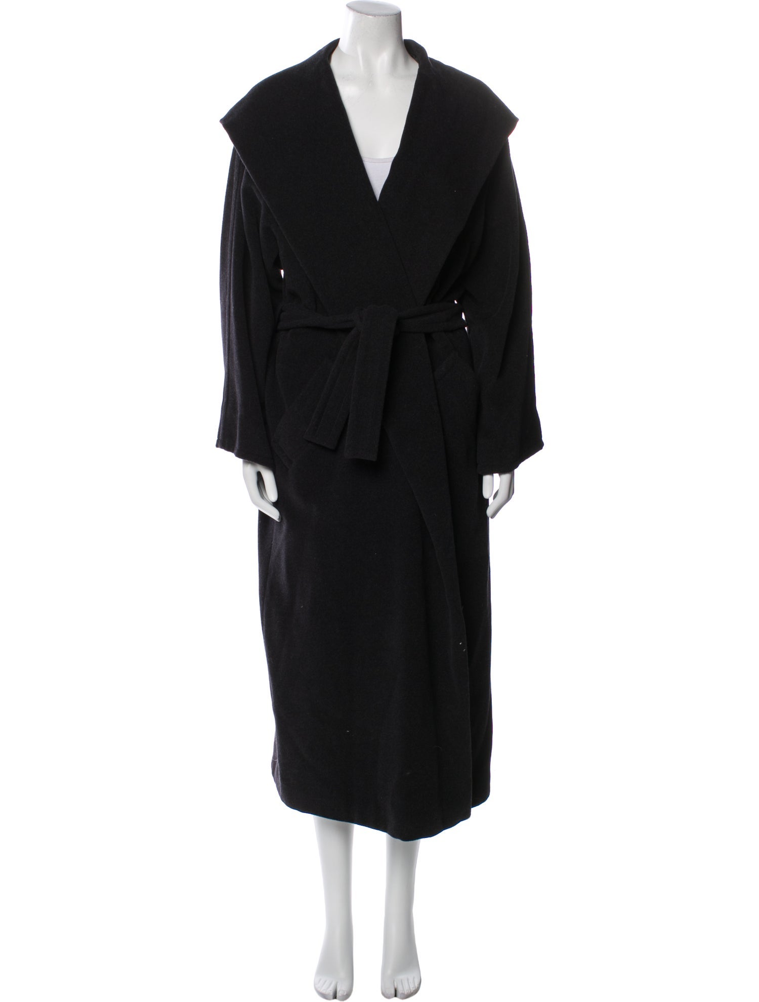 Max Mara Virgin Wool Faux Fur Coat