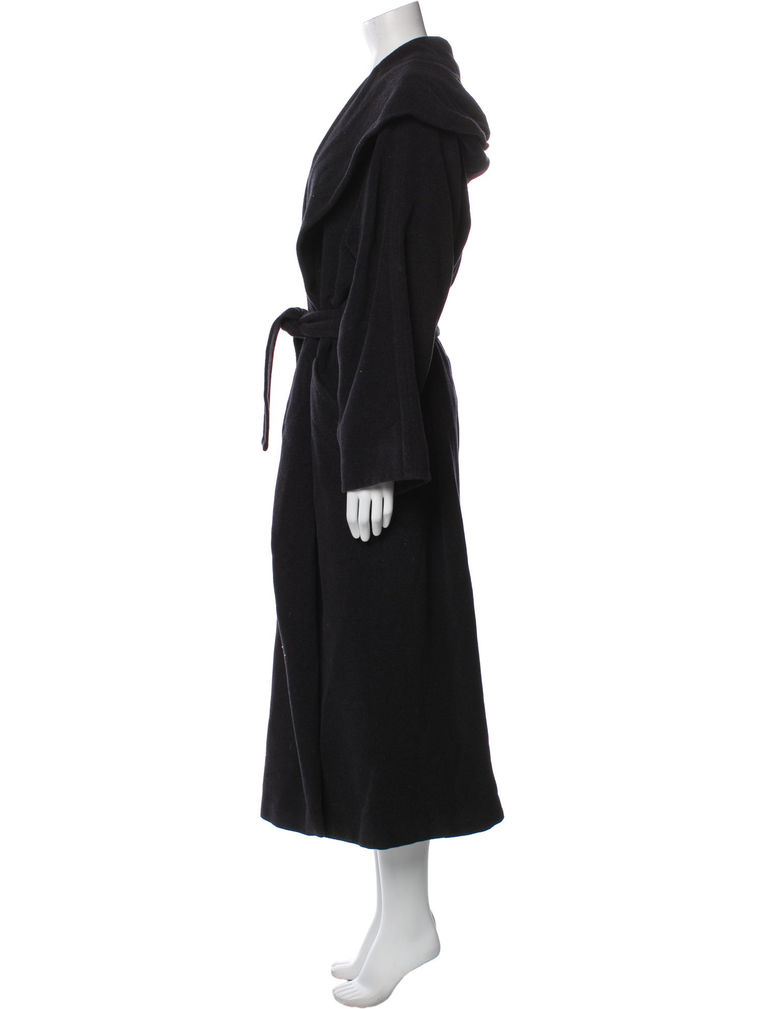 Max Mara Virgin Wool Faux Fur Coat