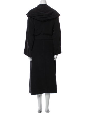 Max Mara Virgin Wool Faux Fur Coat