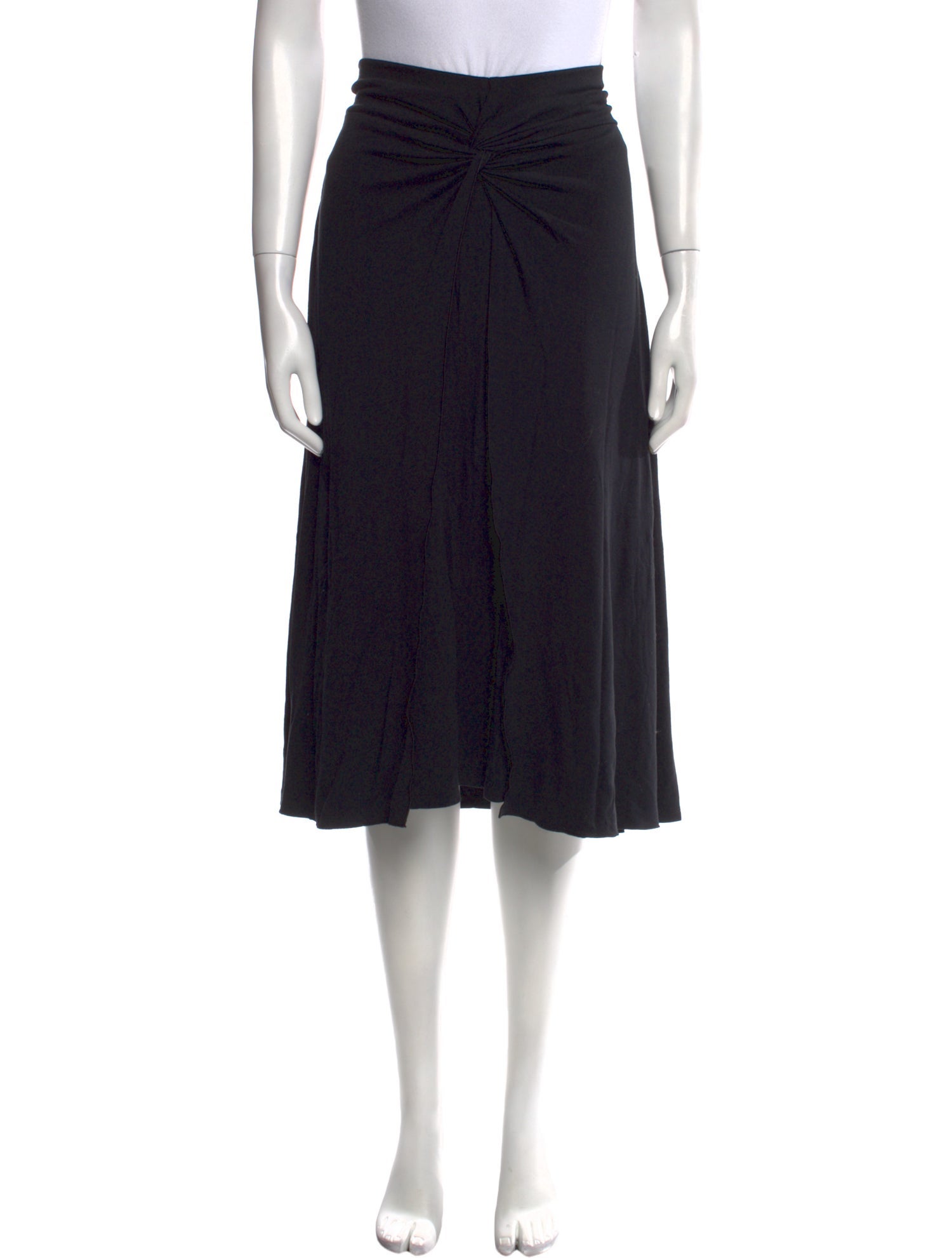 Max Mara Ruffle Embellishment Knee-Length Skirt