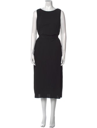 Max Mara Leisure Crew Neck Midi Length Dress