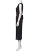 Max Mara Leisure Crew Neck Midi Length Dress