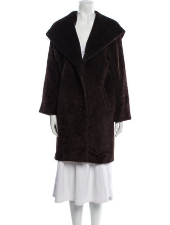 Max Mara Alpaca Faux Fur Coat