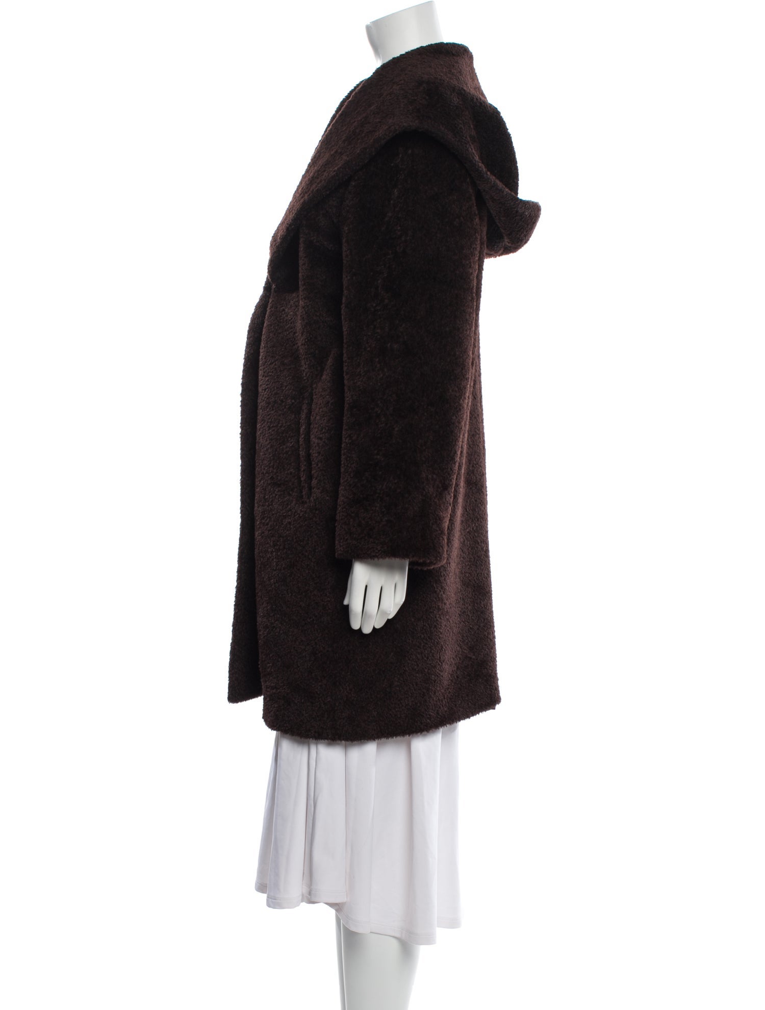 Max Mara Alpaca Faux Fur Coat