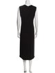 Max Mara Crew Neck Long Dress