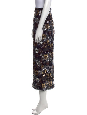 Max Mara Studio Sequin Midi Length Skirt