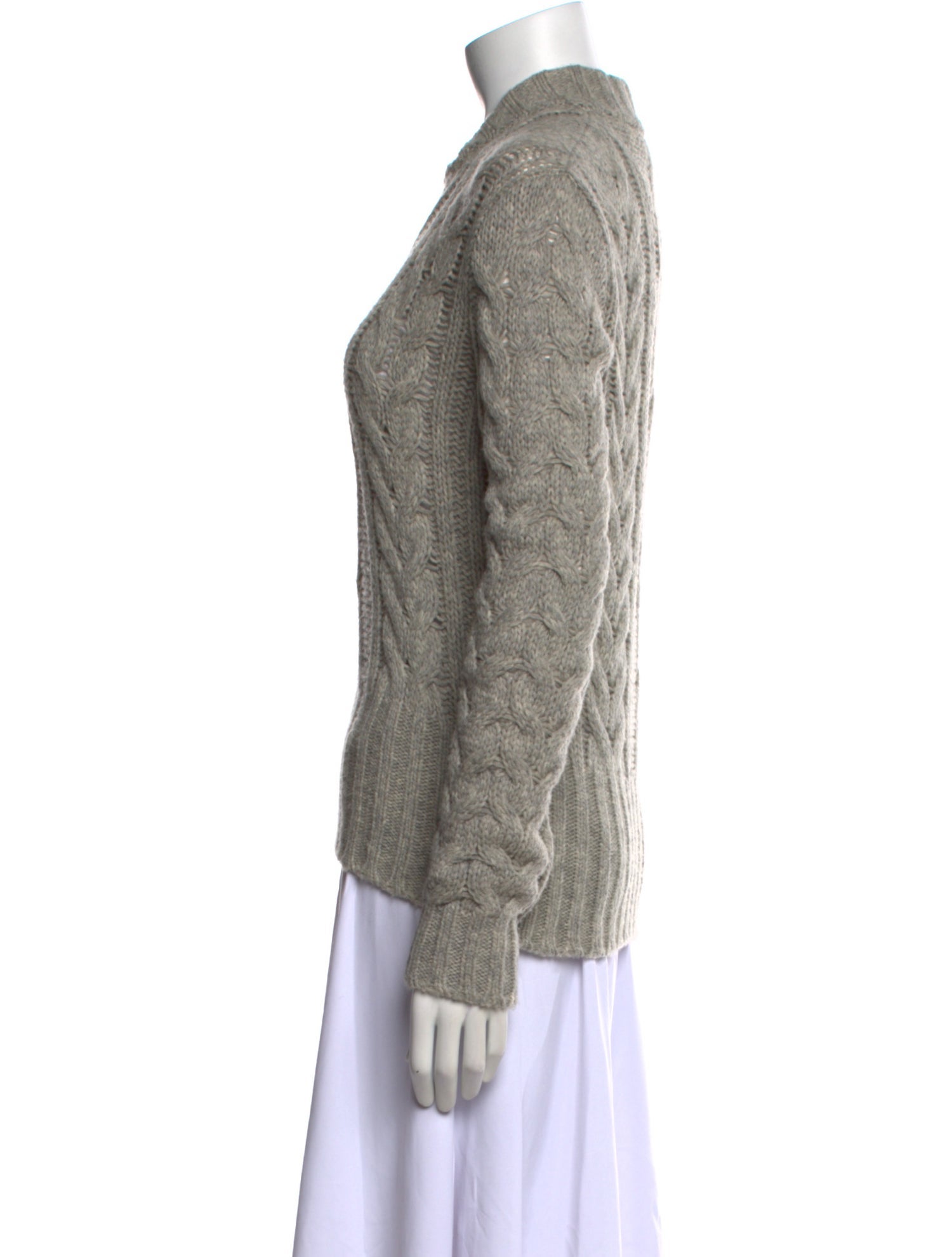Max Mara Wool Mock Neck Sweater