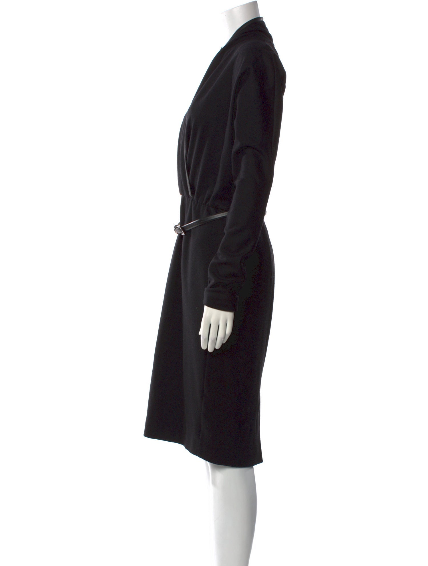 Max Mara Virgin Wool Midi Length Dress