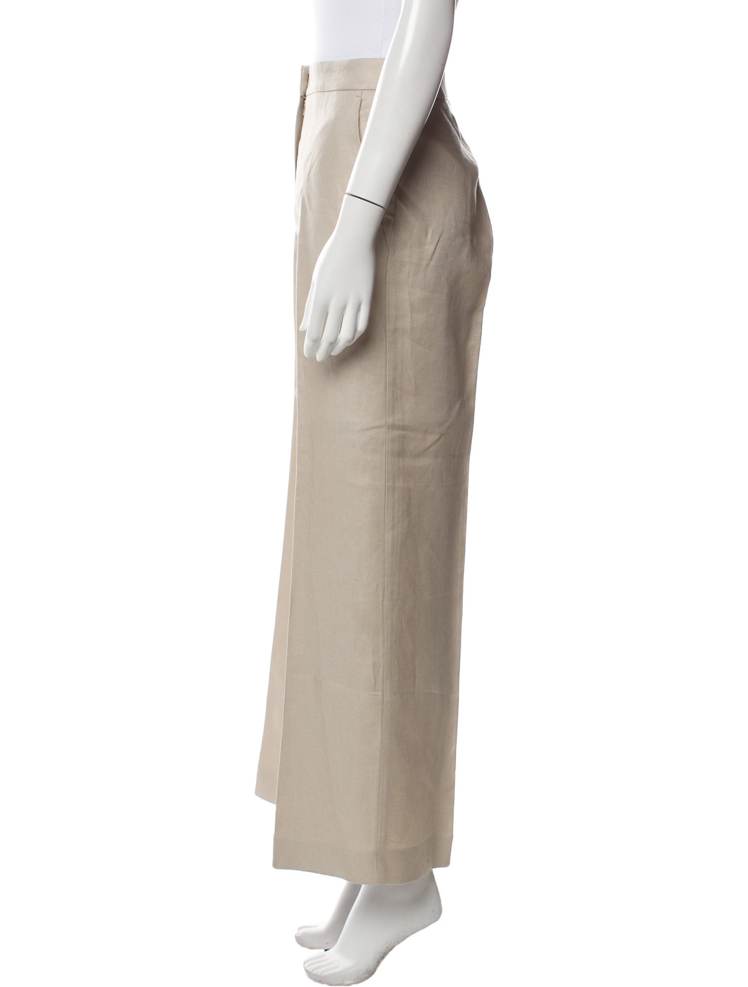 Max Mara Linen Wide Leg Pants