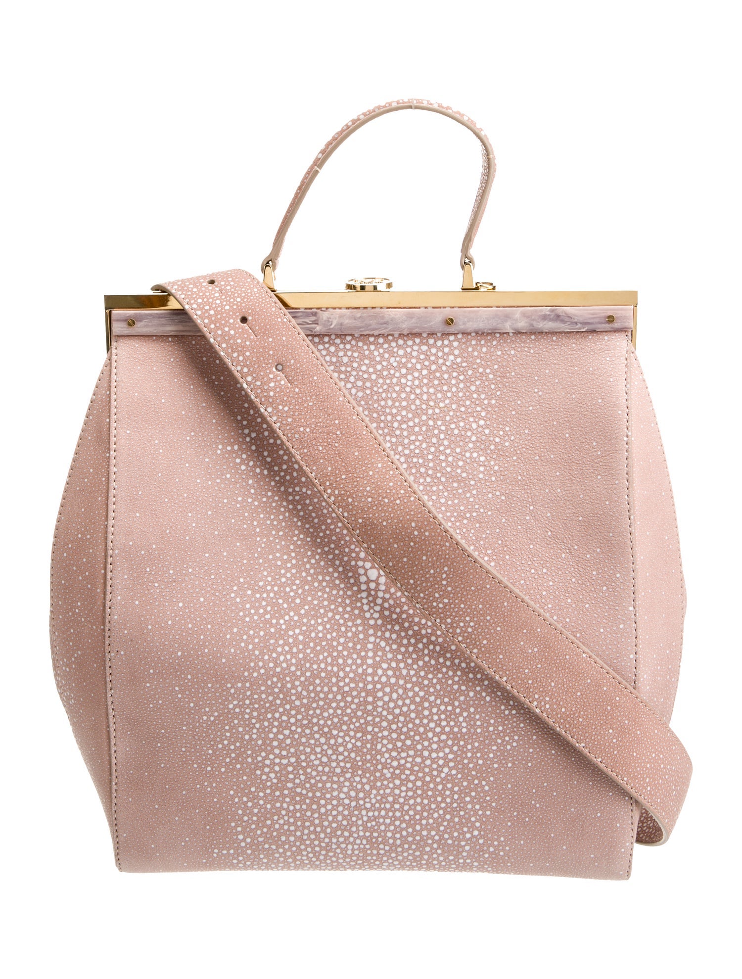 Max Mara Leather Top Handle Bag