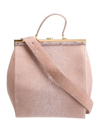 Max Mara Leather Top Handle Bag