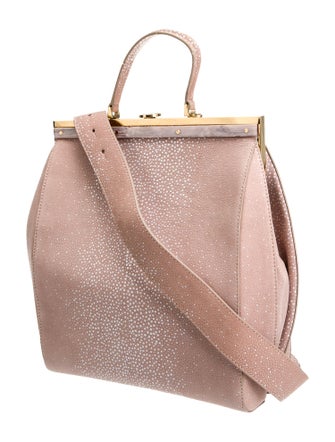 Max Mara Leather Top Handle Bag