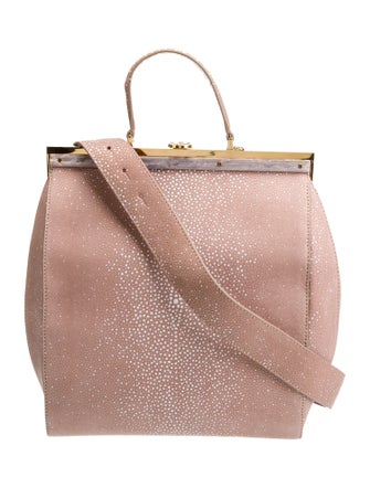 Max Mara Leather Top Handle Bag